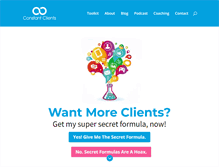 Tablet Screenshot of constantclients.com